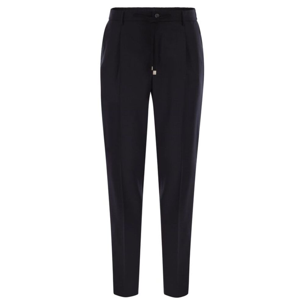 Peserico Men Virgin Wool Trousers